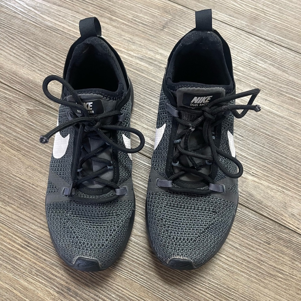 Nike Dualtone Racer Black and White Womens Shoes!